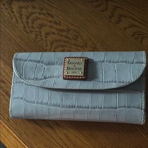 Dooney & Bourke grey Croc-Embossed Wallet